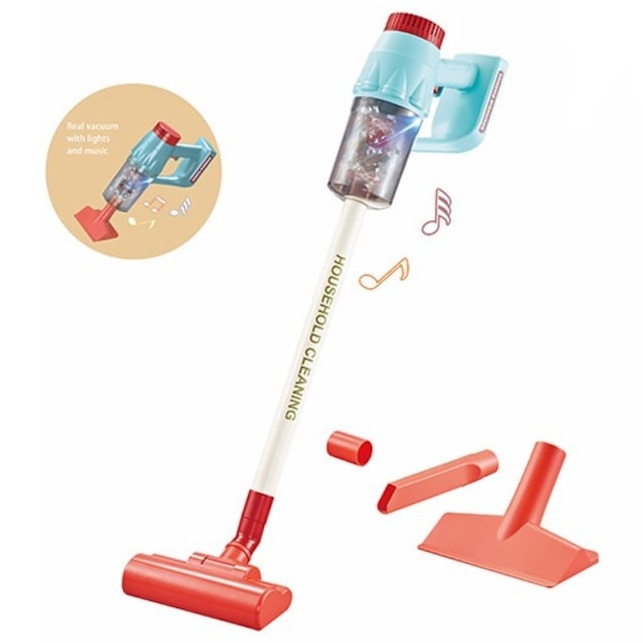Детска вертикална прахосмукачка Raya Toys, на батерии