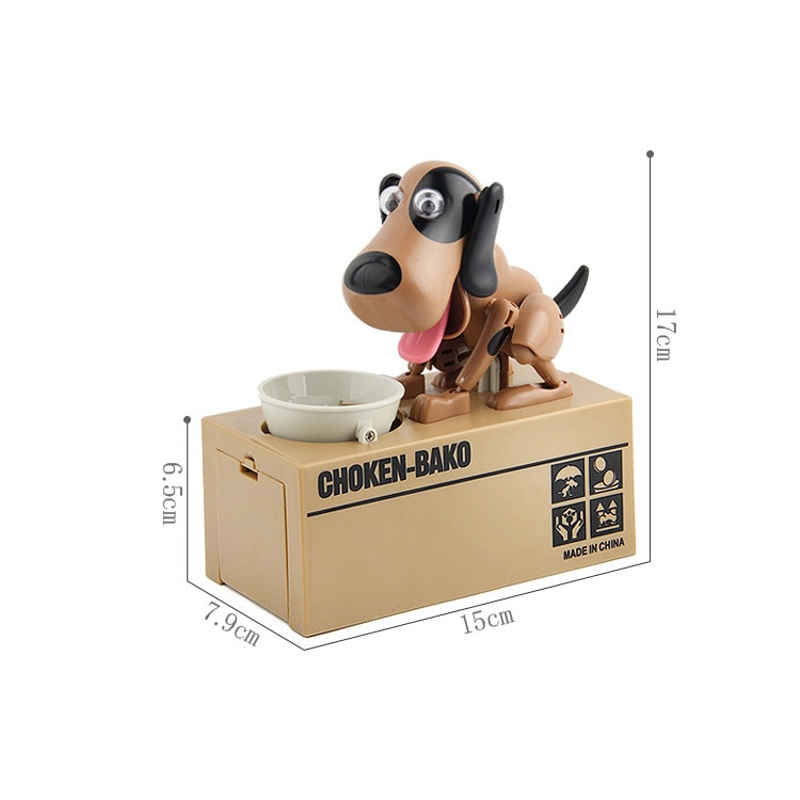 Касичка за монети Raya Toys Куче, на батерии