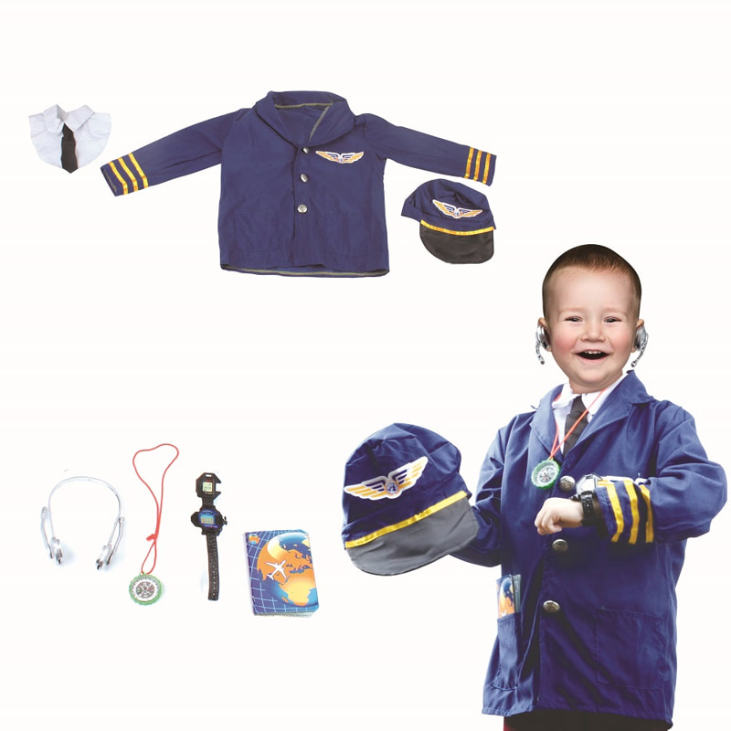 Детски костюм Пилот Raya Toys Pilot in command, с аксесоари