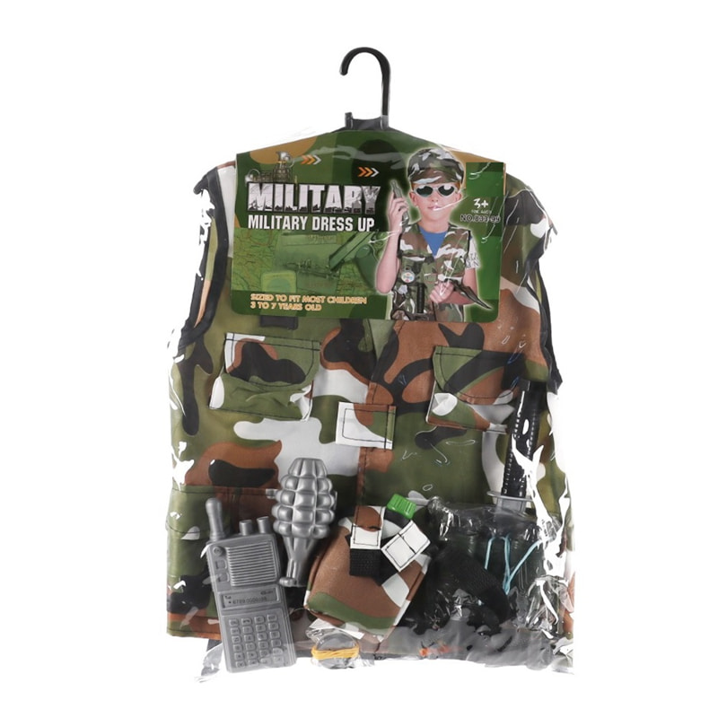 Детски костюм Командос Raya Toys Military, с аксесоари