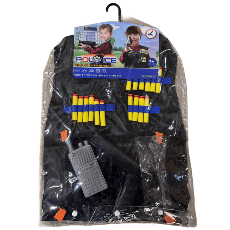 Детски костюм Полицай Raya Toys Police, с аксесоари