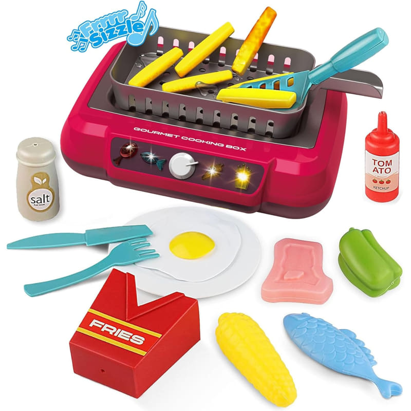 Детски кухненски комплект Raya Toys Magic Food, уред за готвене с вода и аксесоари