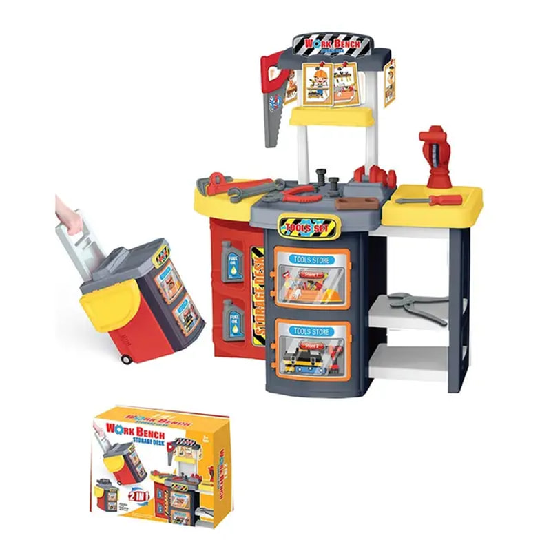 Работилница с инструменти в куфар на колела Raya Toys Workbench
