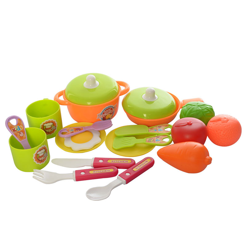 Детска кухня в куфарче Raya Toys Mini Жълт/Син