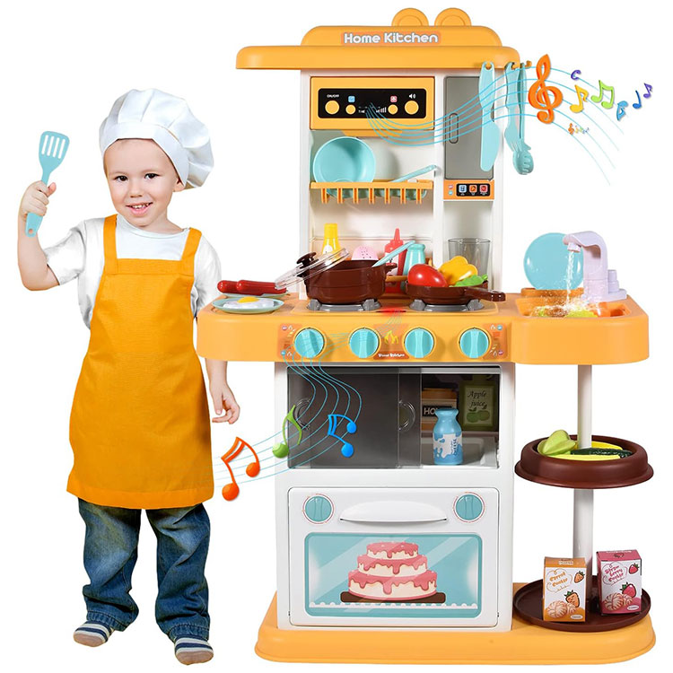 Детска кухня Raya Toys Spraying Mist със светлини, звуци и течаща вода