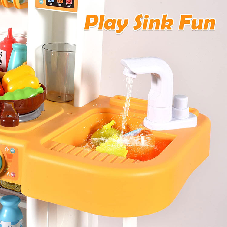 Детска кухня Raya Toys Spraying Mist със светлини, звуци и течаща вода