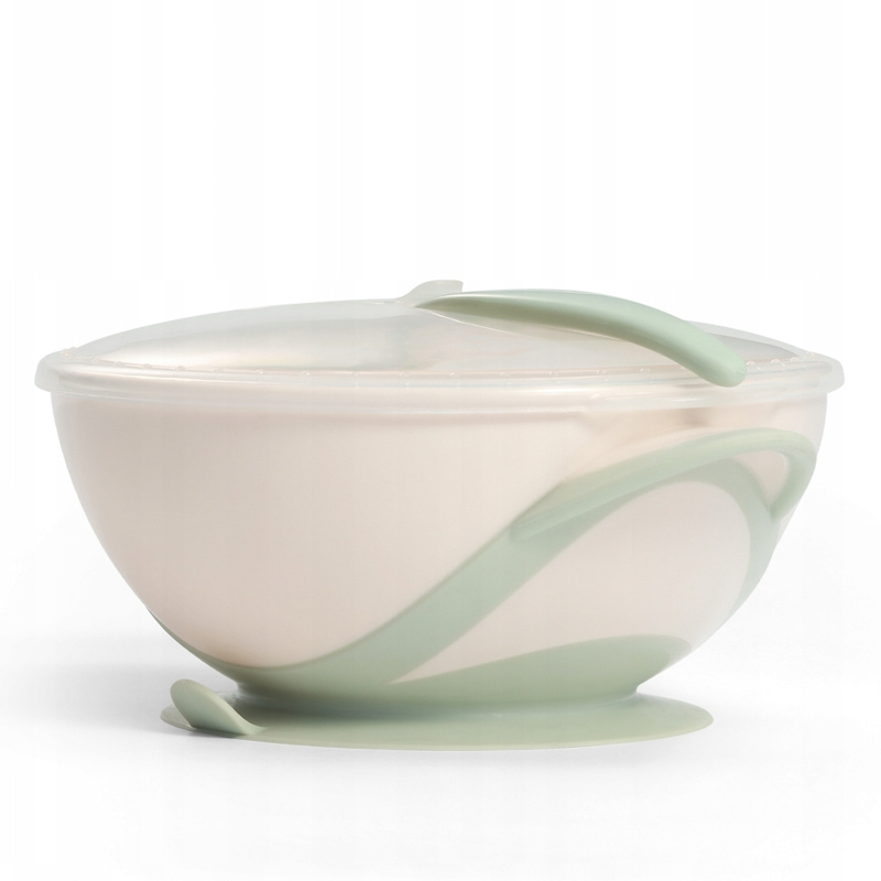 Купа с капак и лъжичка Babyono Suction bowl 1063