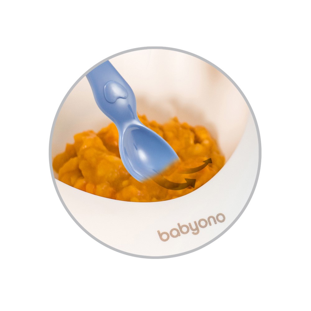 Купа с вендуза и лъжица BabyOno Be Active