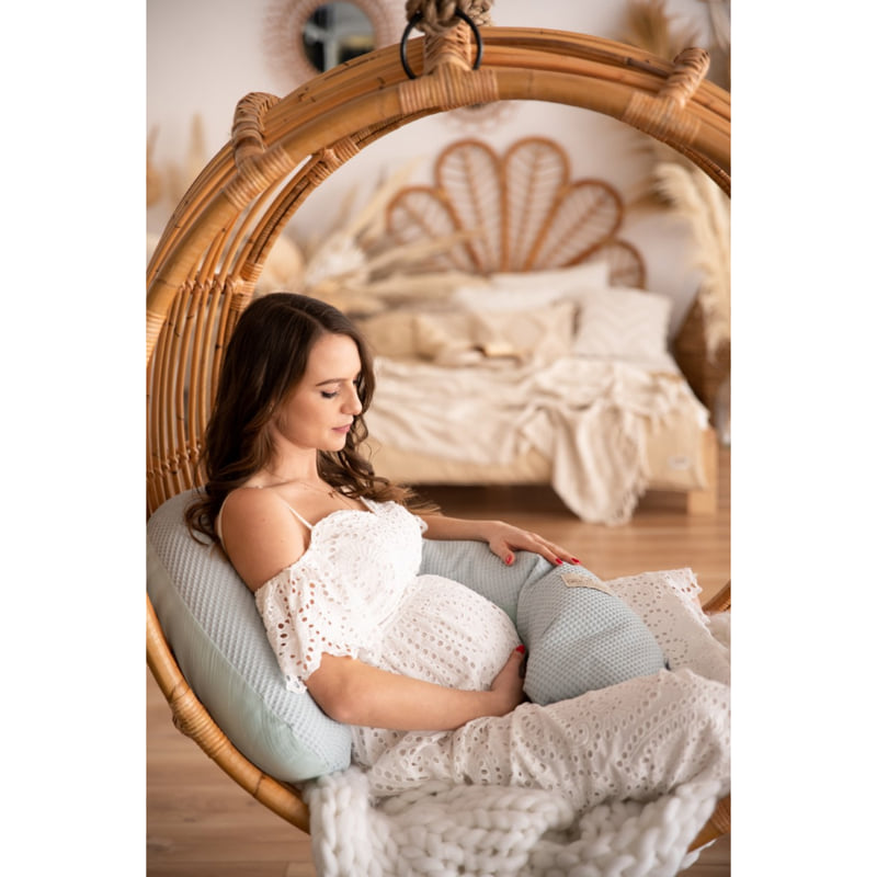 Възглавница за бременни и кърмене Baby Matex Relax Prestige Muslin, 0451, 190 см.