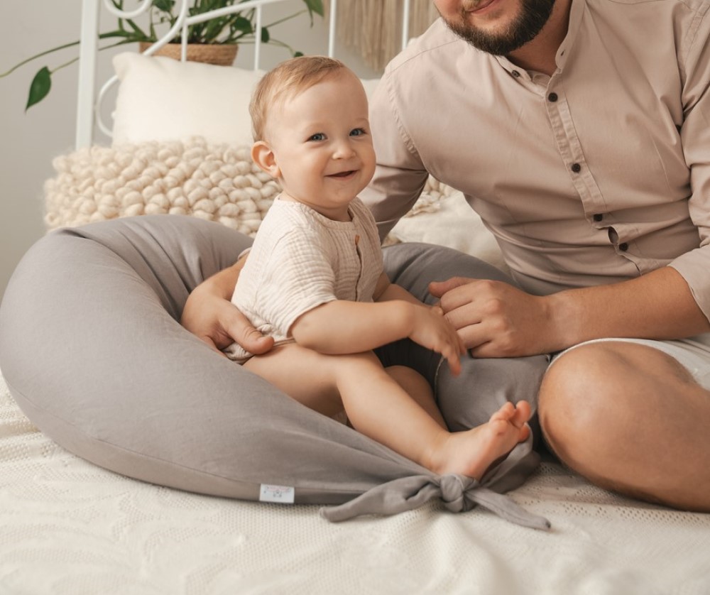 Възглавница за бременни и кърмене Baby Matex Relax Linen 190 см.