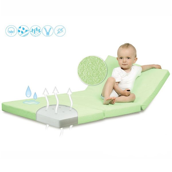 Сгъваем матрак Baby Matex RESSI 0232, 120x60 cm, Сив