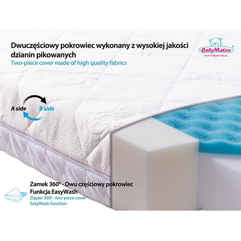 Матрак Baby Matex Carpathia двулицев 120x60x10 cm 0310