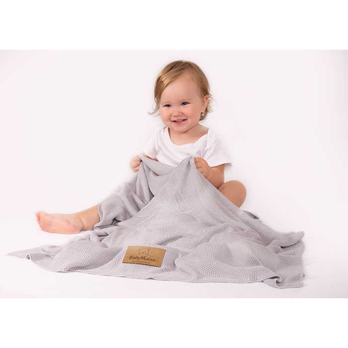 Одеяло Baby Matex Thai бамбук 80x100 cm 0364, 03 Сив