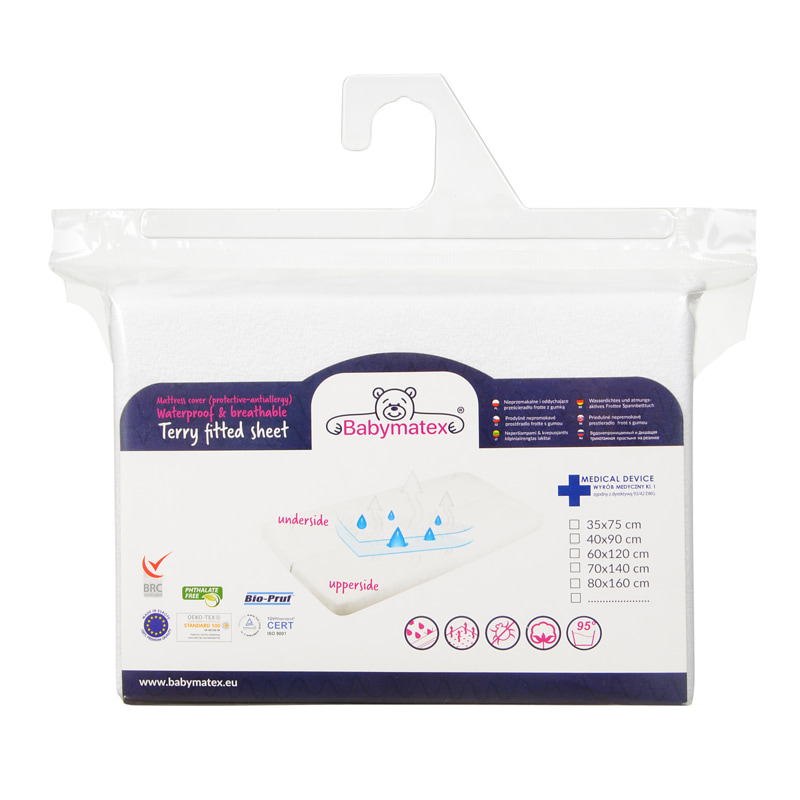 Протектор за матрак с ластик Baby Matex Frotte, 40x90 см., 0361