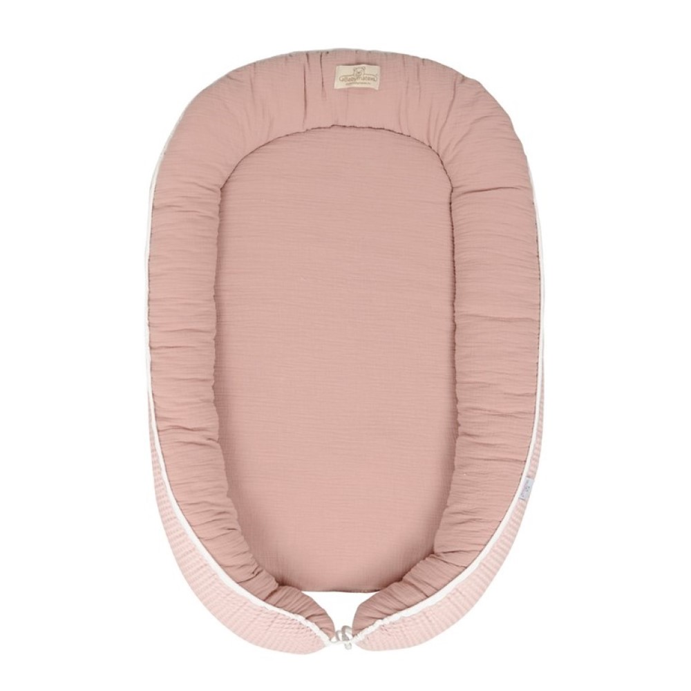 Двулицево бебешко кошче-гнездо Baby Matex Prestige Muslin