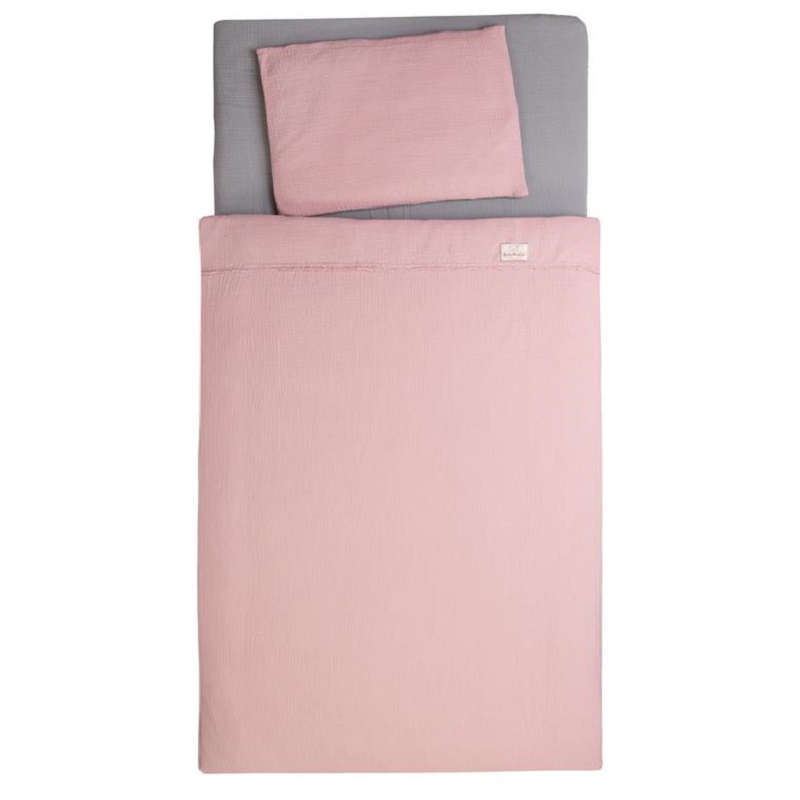 Спален комплект Baby Matex Muslin, 2 ч.,100х135 см, розов, 0384-12