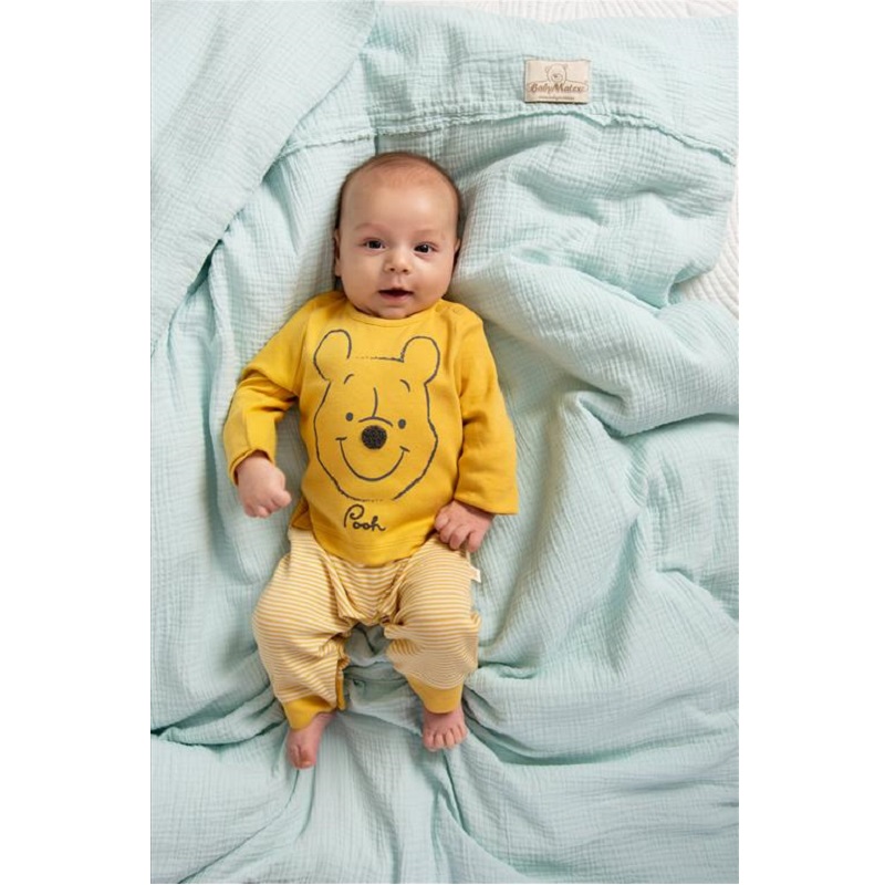 Спален комплект Baby Matex Muslin, 2 ч.,100х135 см, син, 0384-33