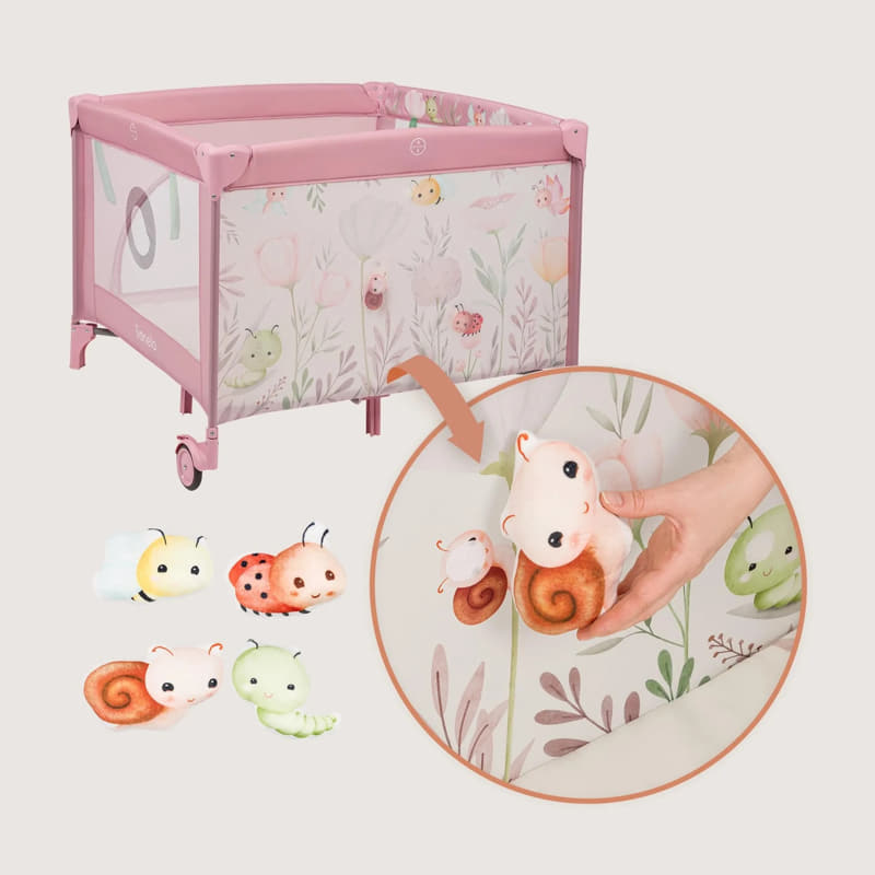 Бебешка кошара за игра Lionelo Mille Plus
