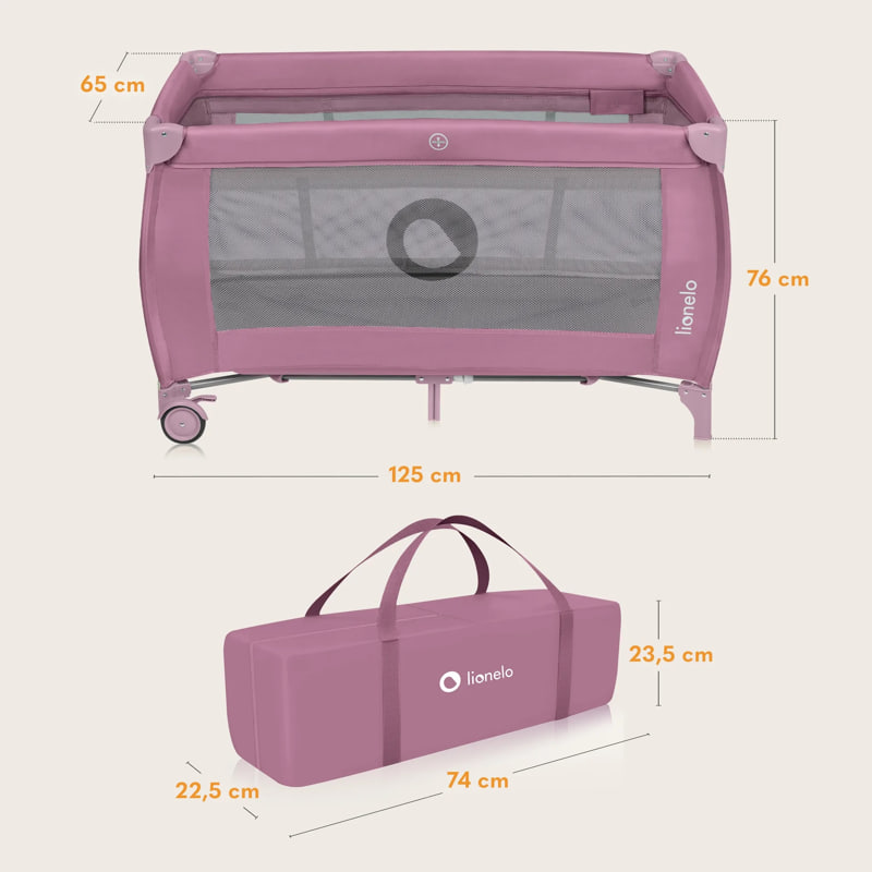 Бебешка кошара Lionelo Stefi Plus