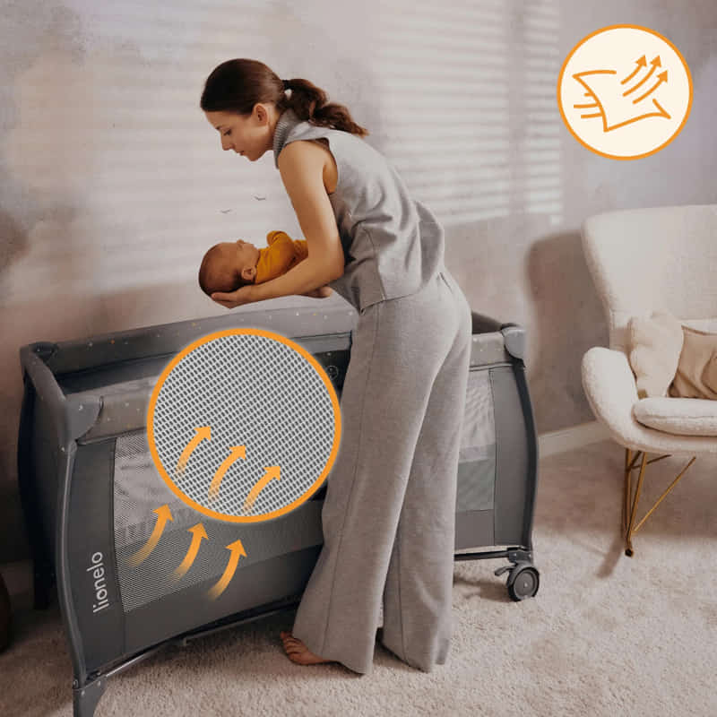 Бебешка кошара Lionelo Stefi Plus