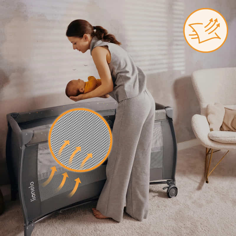 Бебешка кошара Lionelo Stefi Plus