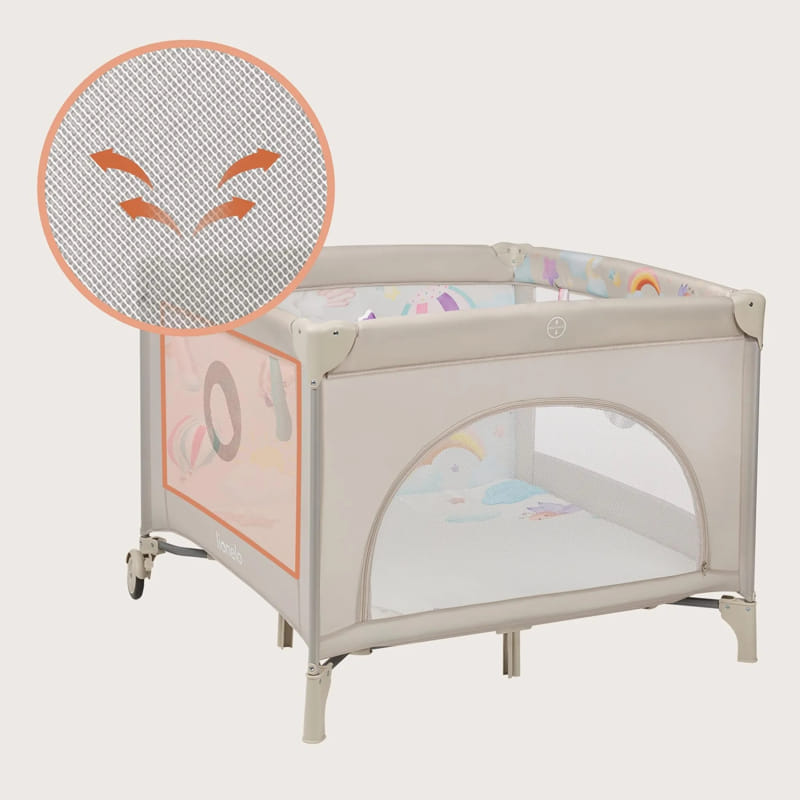 Бебешка кошара за игра Lionelo Mille Plus