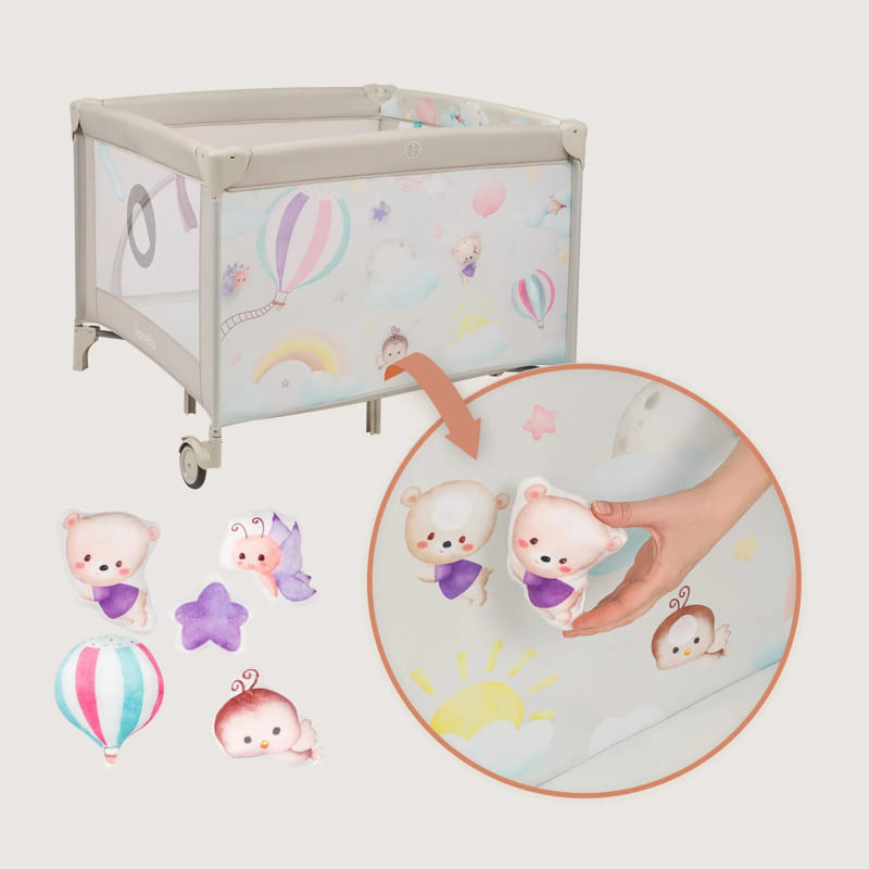 Бебешка кошара за игра Lionelo Mille Plus