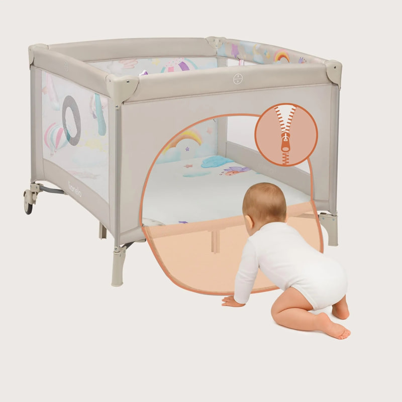Бебешка кошара за игра Lionelo Mille Plus