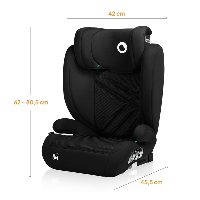 Стол за кола Lionelo Hugo i-Size, 100-150 см
