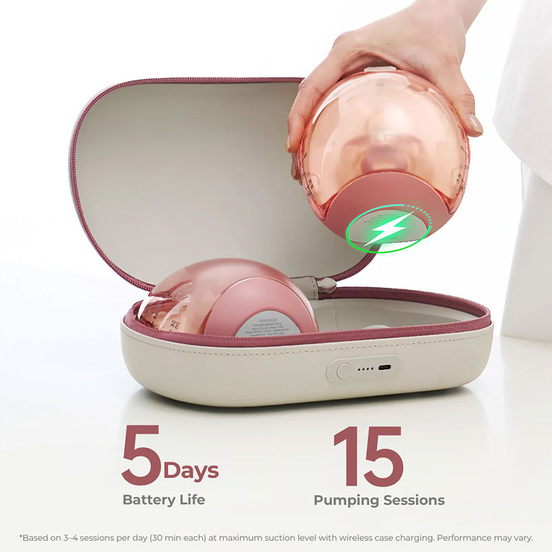 Смарт двойна електрическа помпа за кърма Momcozy Air 1 Ultra-slim, с мобилно приложение