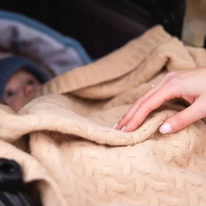 Бебешко одеяло от мериносова вълна BabyOno 75х100 см., 1648
