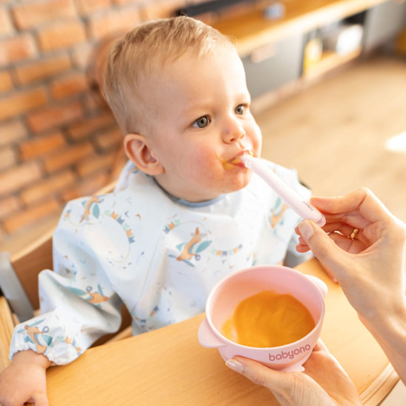 Детска силиконова купа с вендуза BabyOno 1662