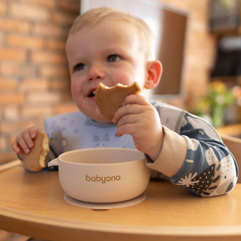 Детска силиконова купа с вендуза BabyOno 1662