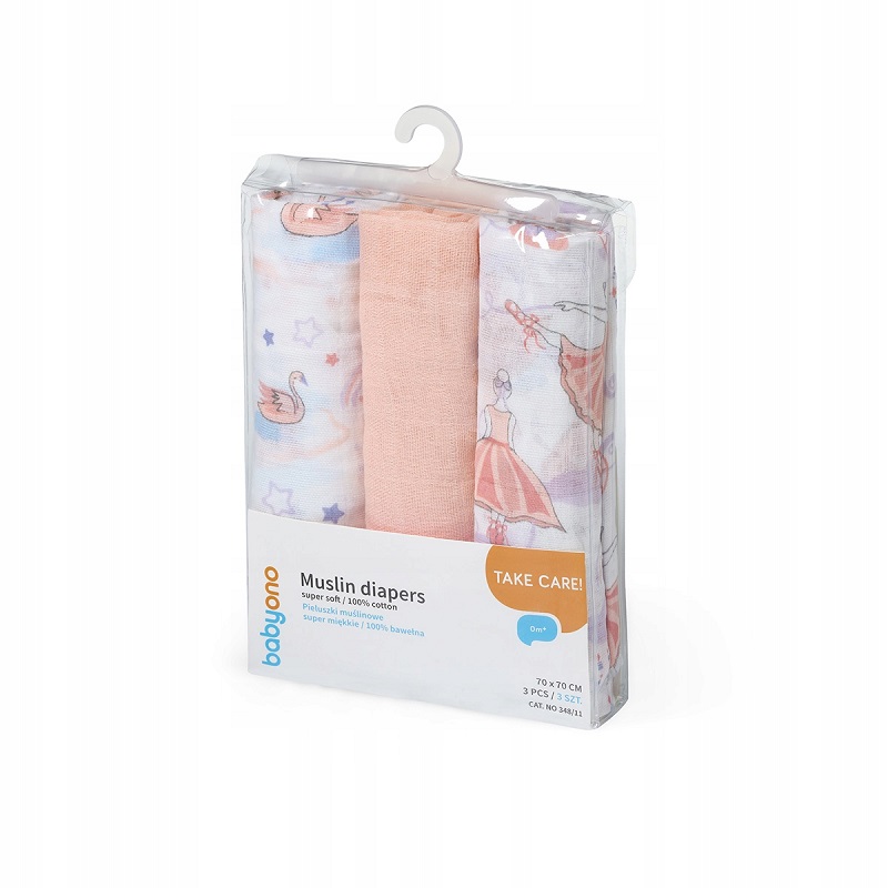 Комплект меки пелени BabyOno Take Care 3бр., 348