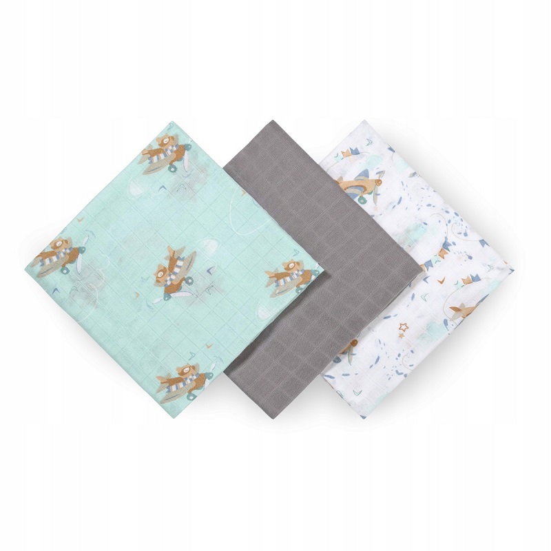 Комплект бамбукови пелени BabyOno Take Care 3 бр., 397