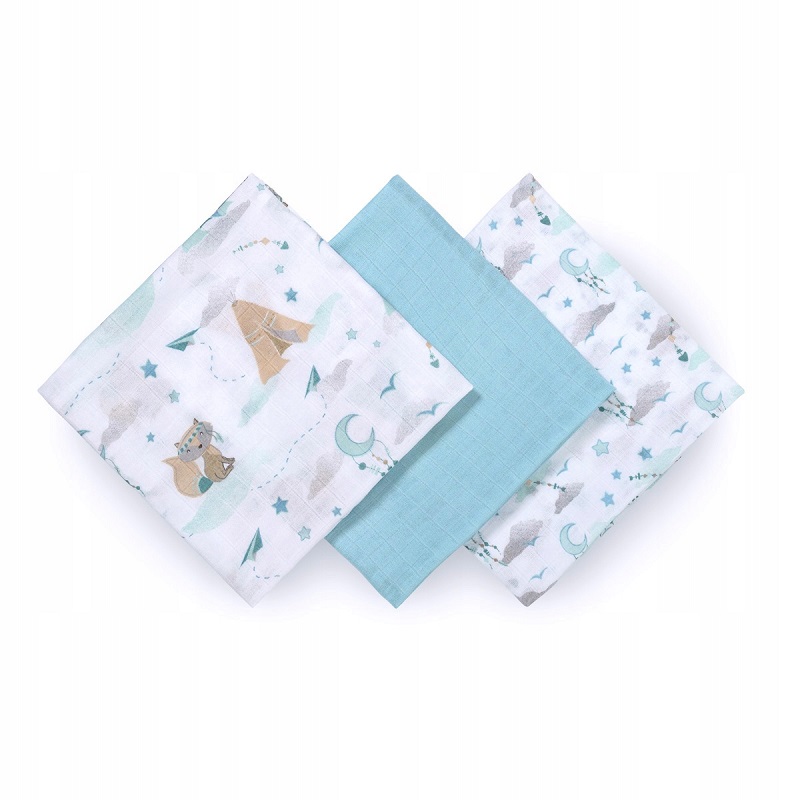 Комплект бамбукови пелени BabyOno Take Care 3 бр., 397