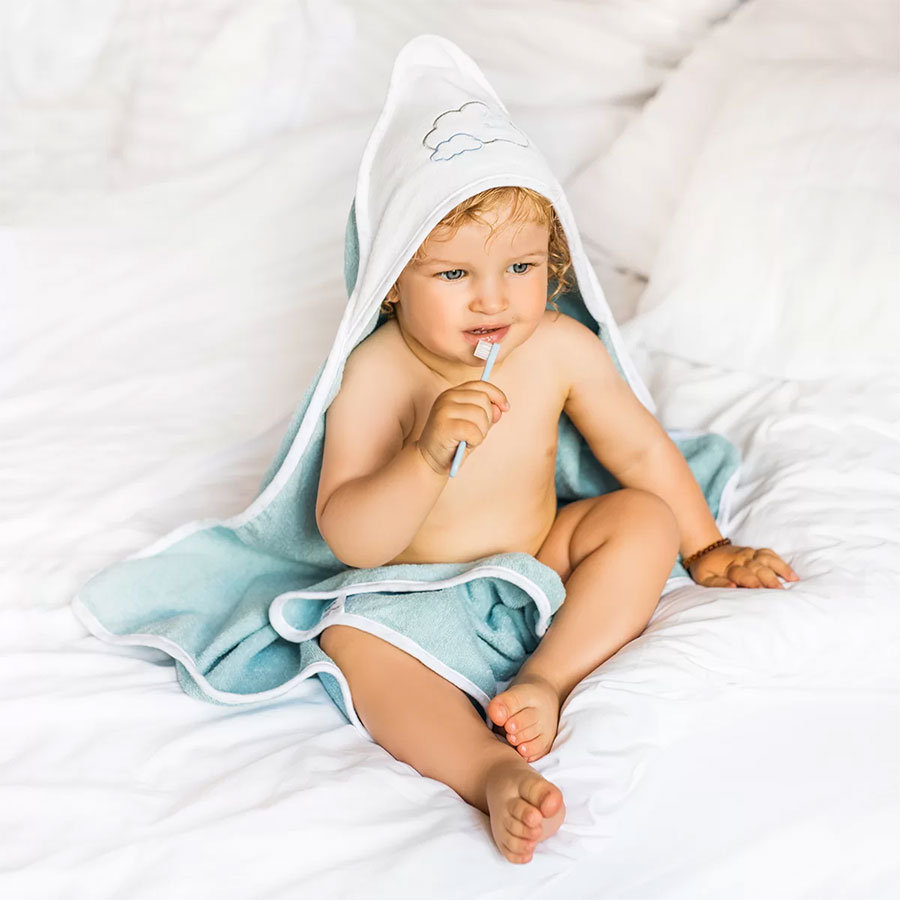 Комплект четки за зъби Babyono 3 бр. 550/02 Син