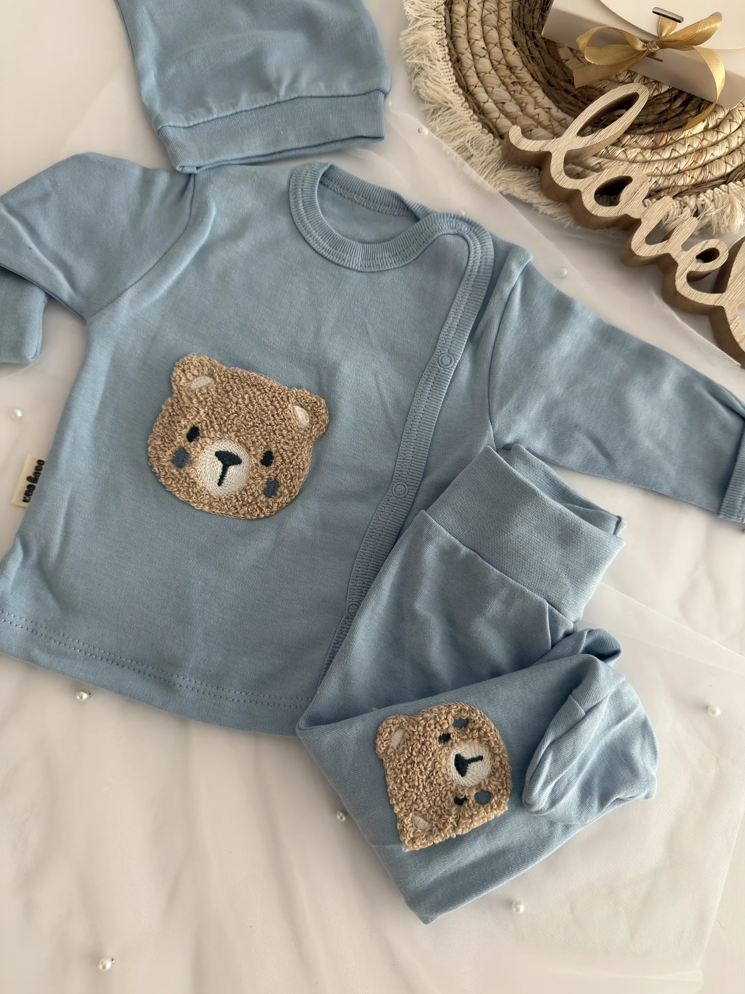 Бебешки комплект 3 части "Fluffy Bear" 2