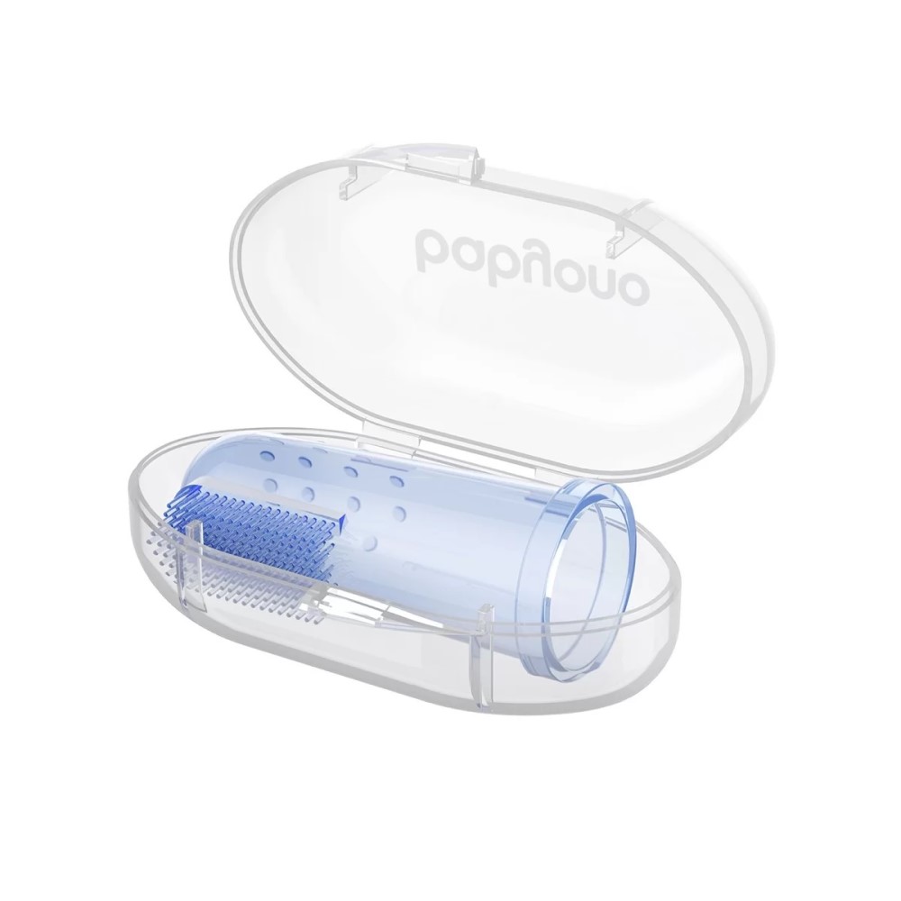 Четка за масаж на венците Babyono син 723/02