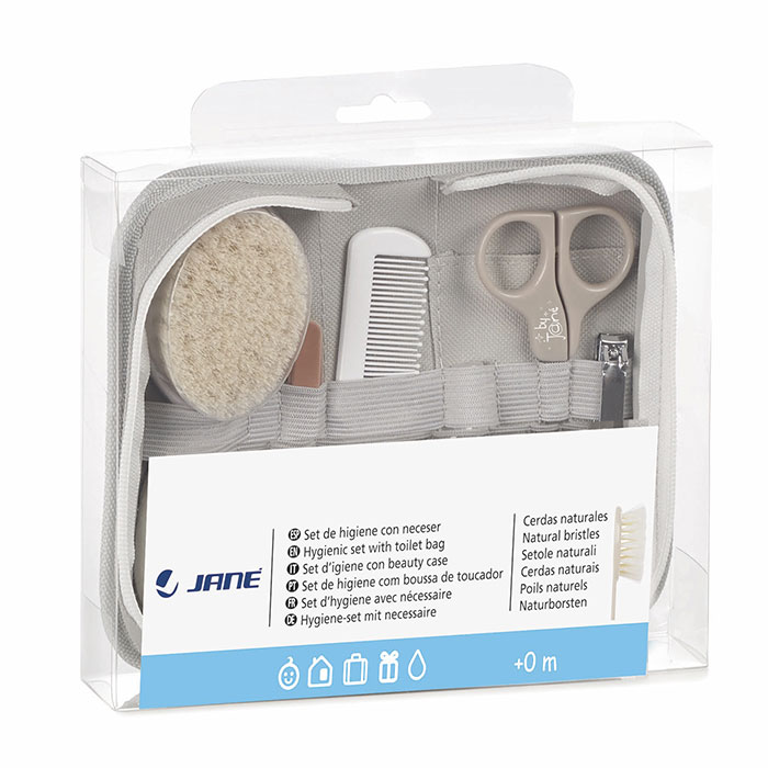 Хигиенен комплект за бебе Jane Basic 9 части, Sand
