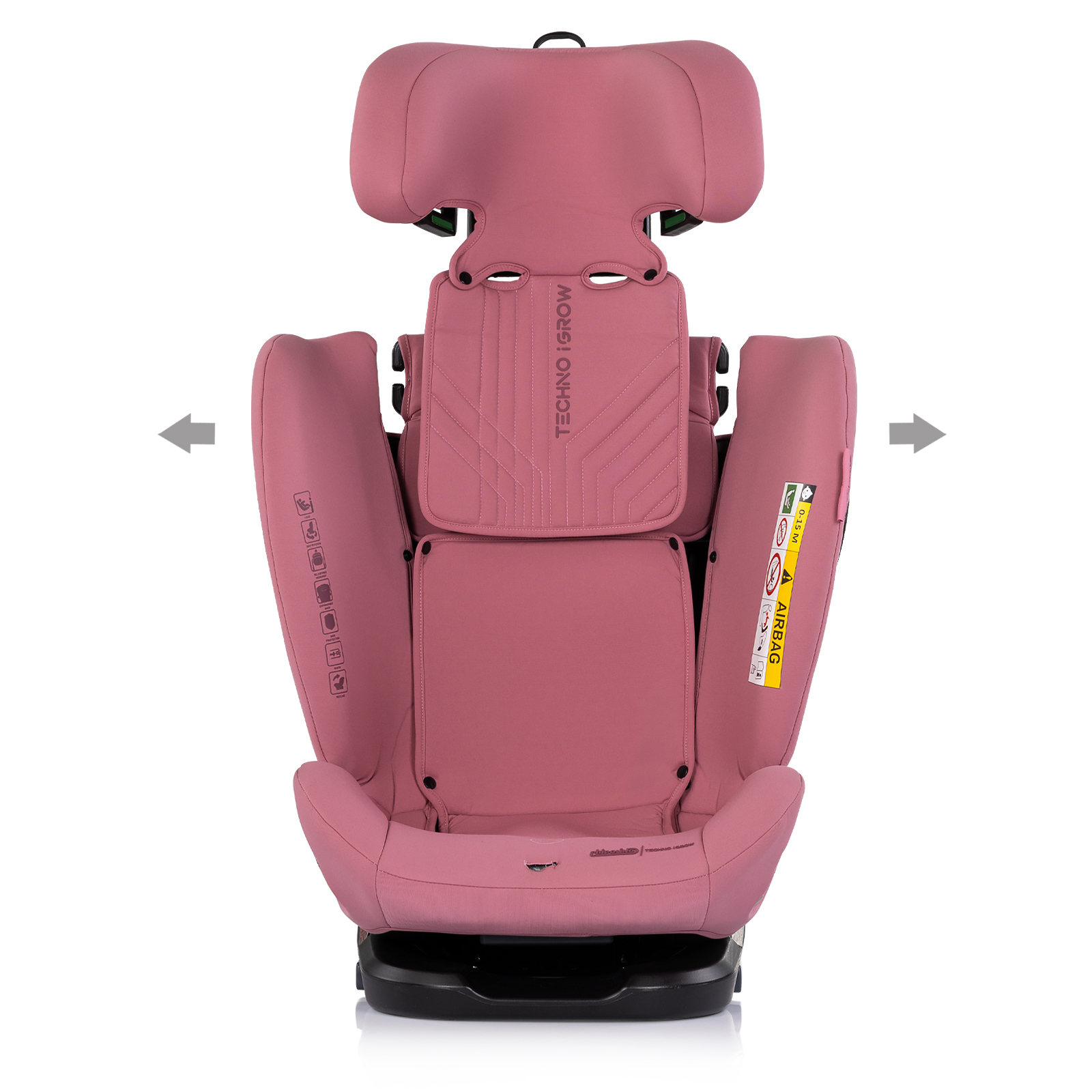 Ст.кола360 I-size40-150 Techno iGROW роз
