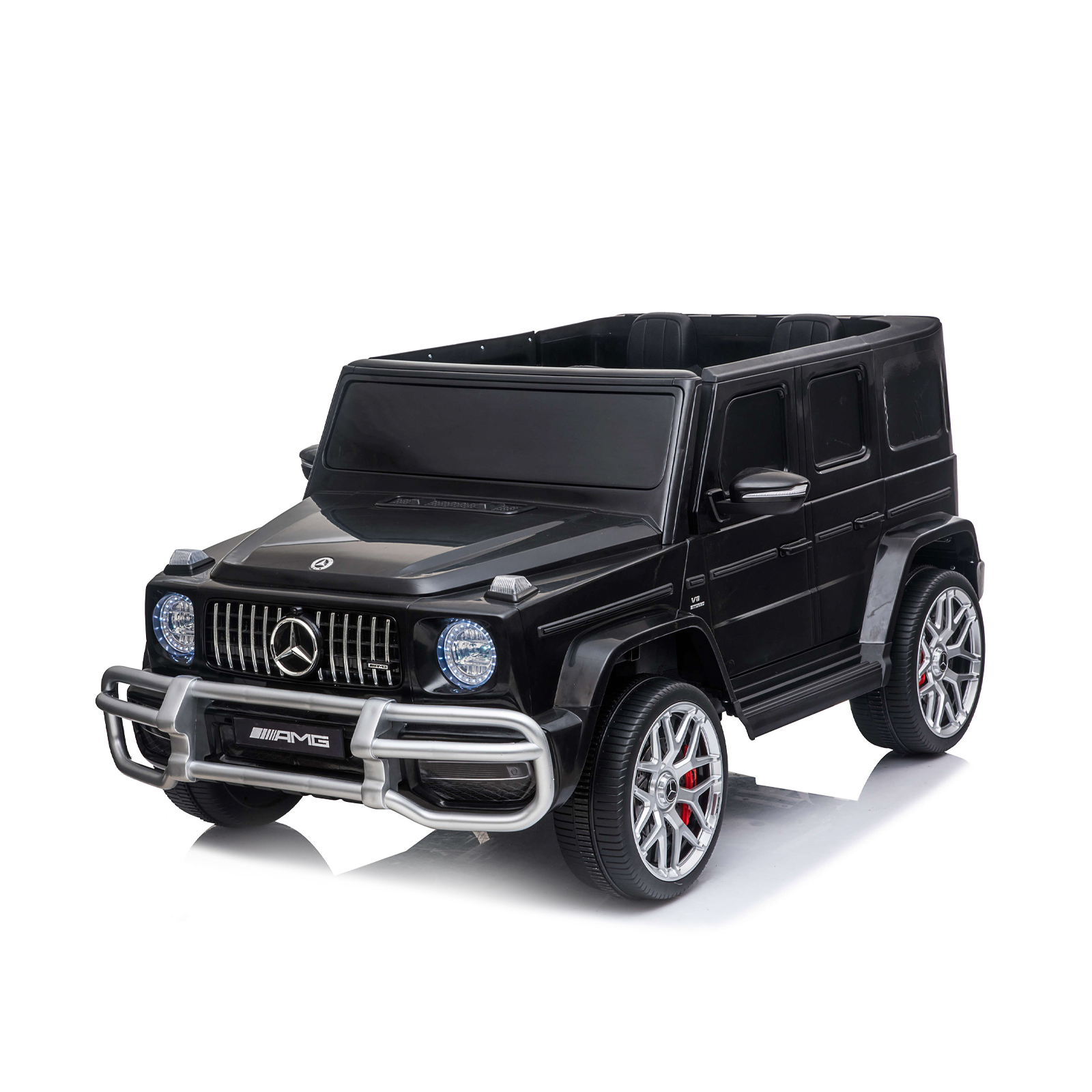 Eл.джипMERCEDES G63 за две деца черен EV