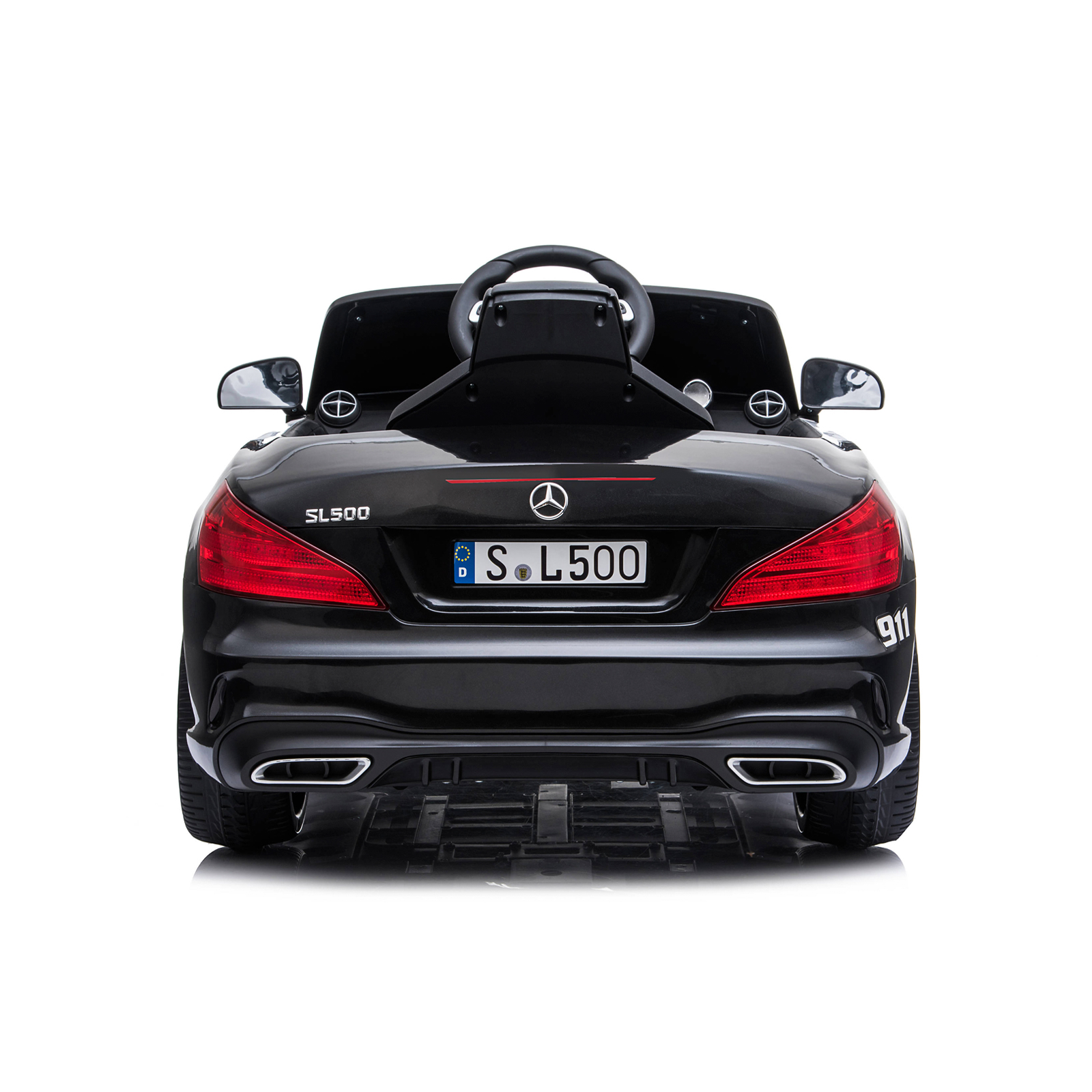 Ел. кола Police Mercedes SL500 черна