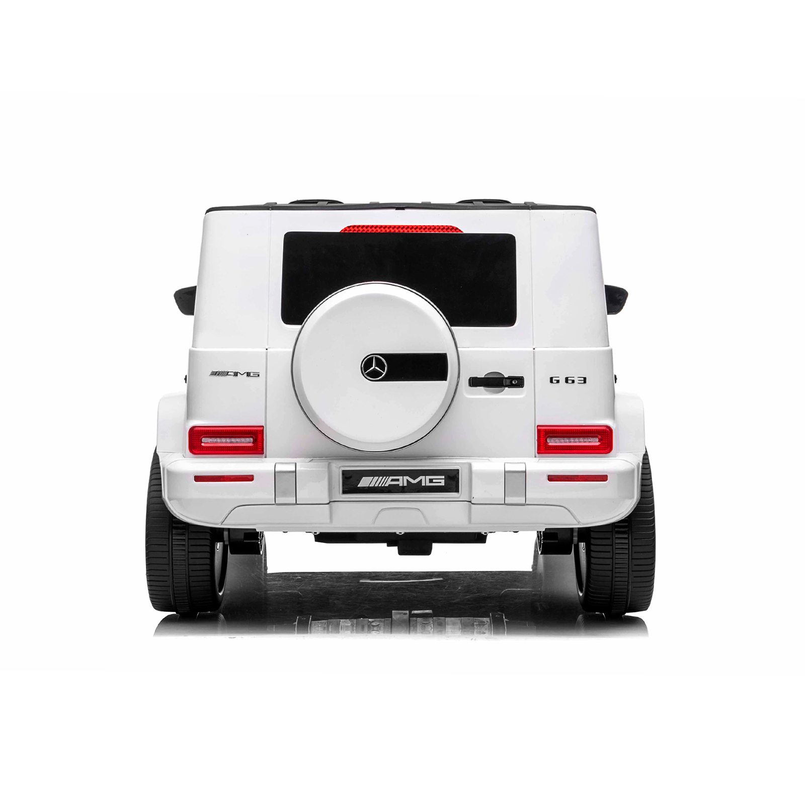 Eл.джип MERCEDES G63 за две деца бял EVA