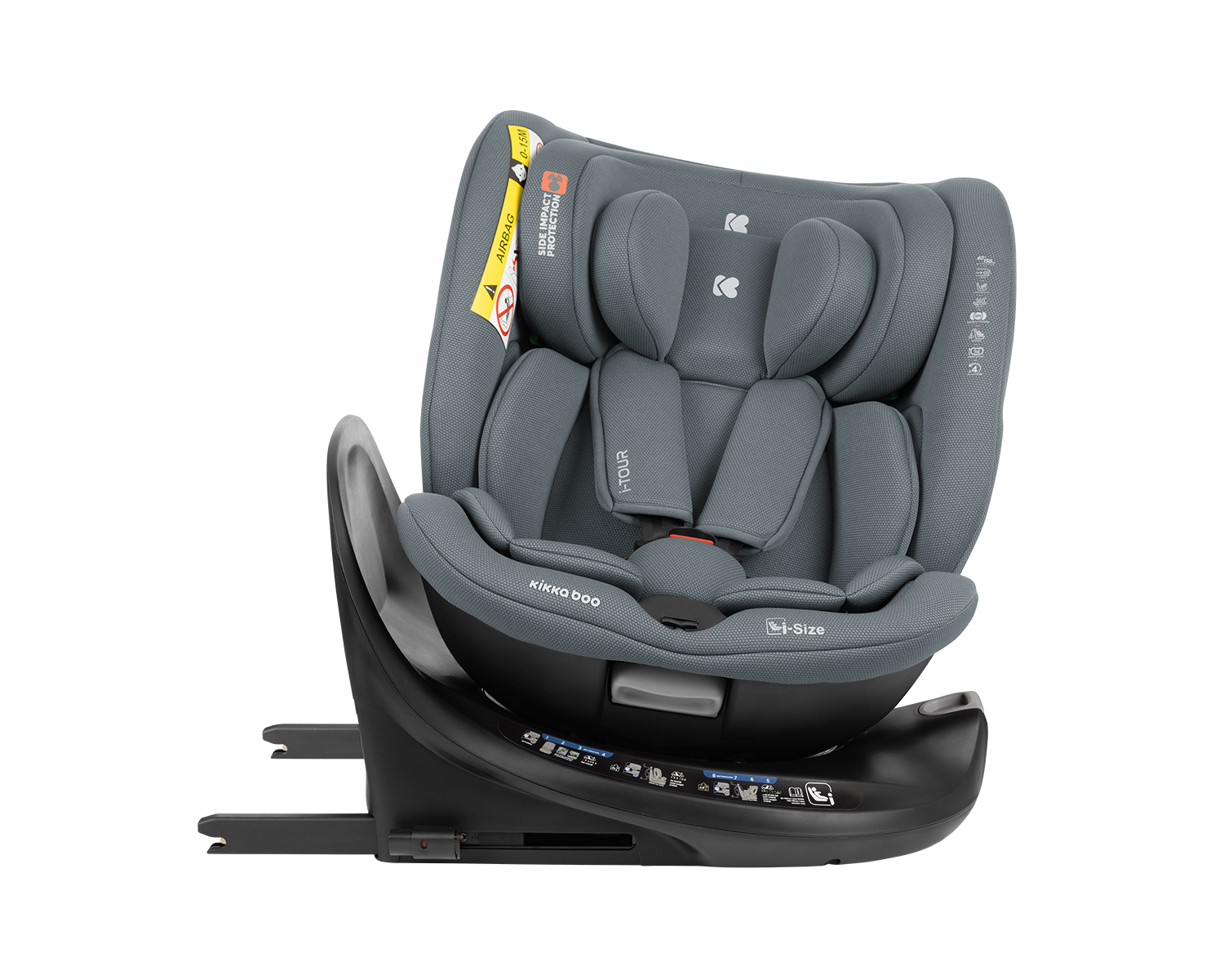 Стол за кола 40-150 см i-Tour i-SIZE Dark Grey