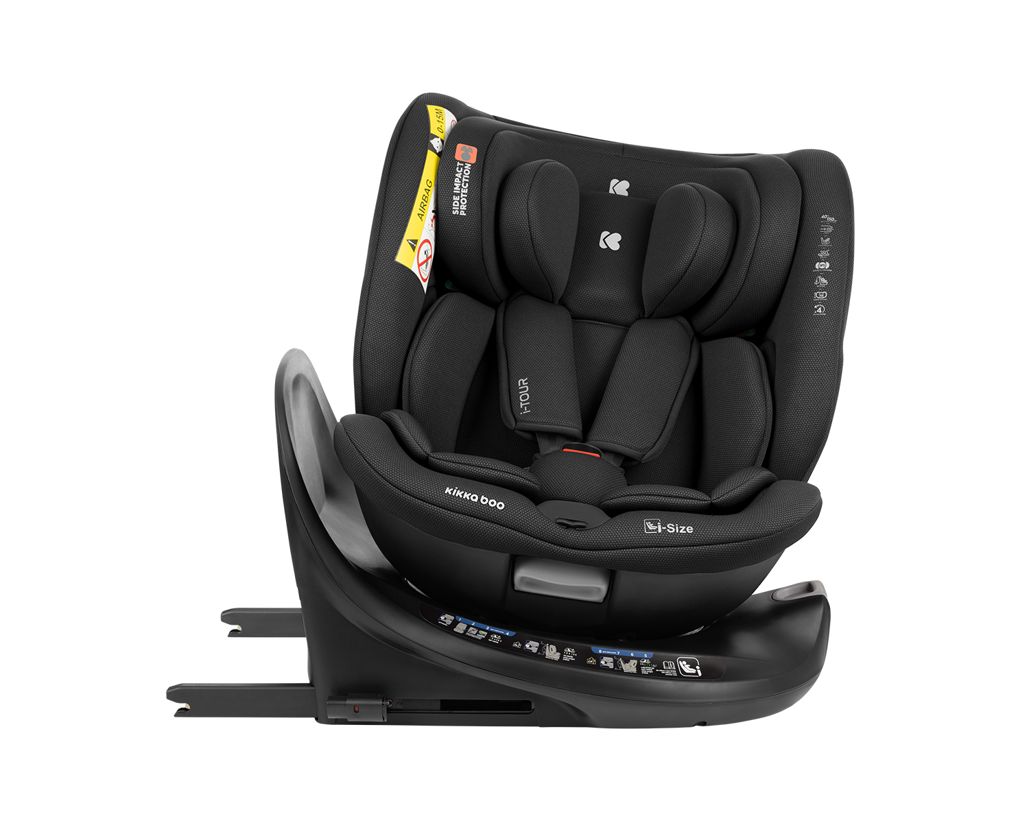 Стол за кола 40-150 см i-Tour i-SIZE Black