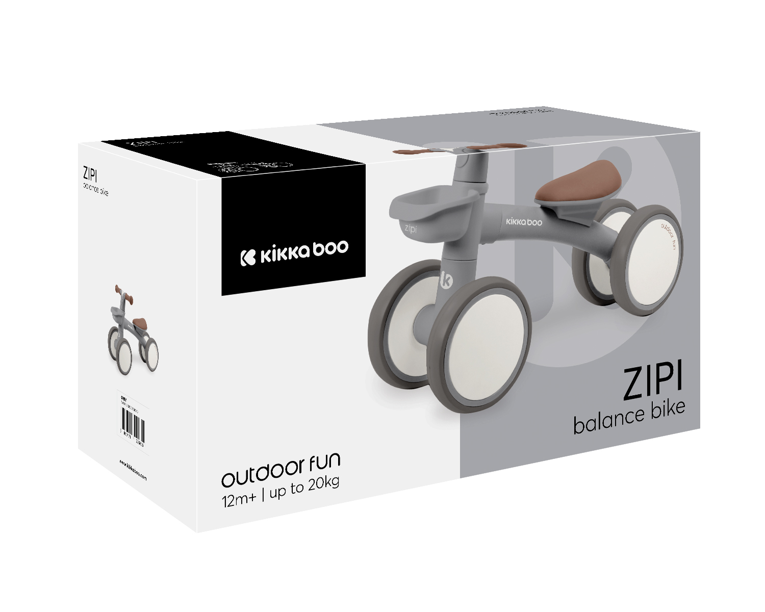 Колело Ride-On Zipi Grey