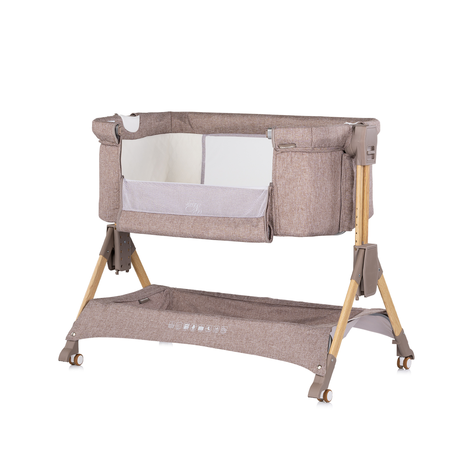 Сгъваема кошарка SleepNFold лате