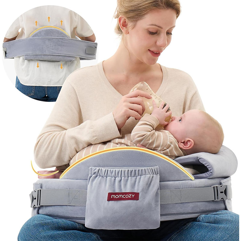 Възглавница за кърмене Momcozy CozyPro, Grey