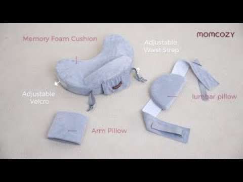 Възглавница за кърмене Momcozy CozyPro, Grey